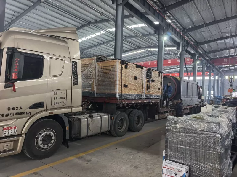 Ang Jinqi Mining Machinery ay Nagpapadala ng Batch ng Drum Separating and Supporting Equipment sa Russia