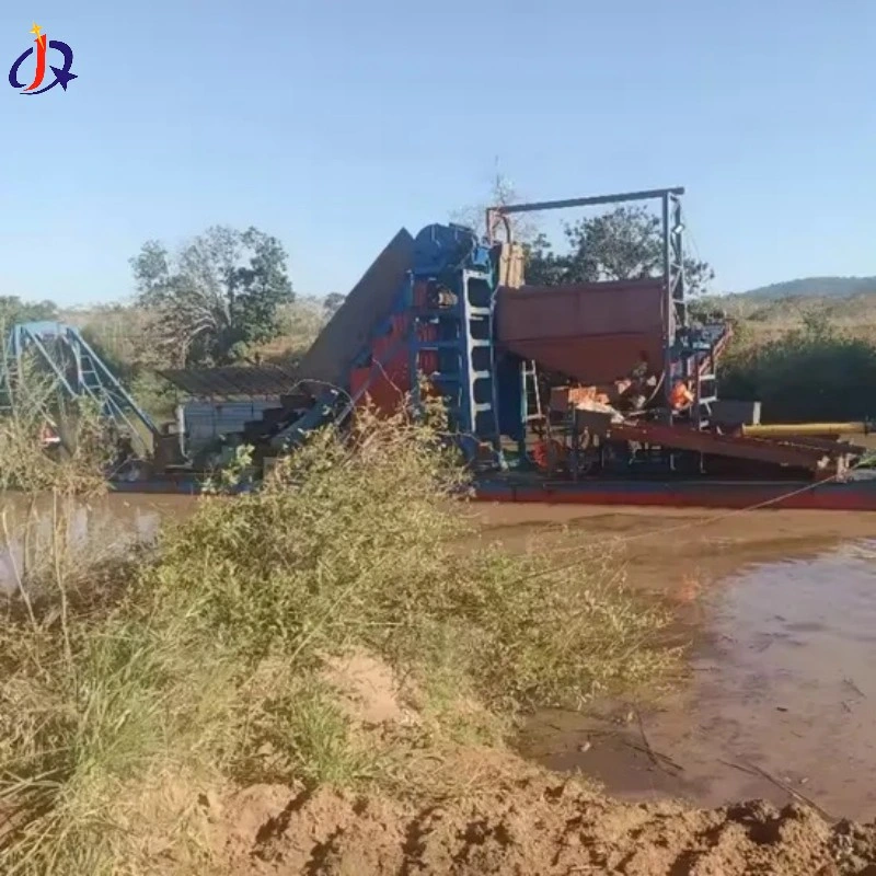 River Gold Dredger for Placer Gold Extraction